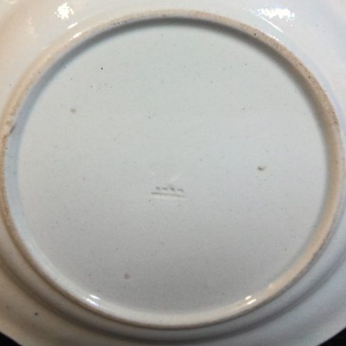 Nursery Plate Middlesbrough Pottery Moulded Rose Boarder Antique - Image 5
