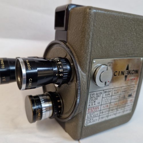Cinekon 8 Movie Camera Three Lens Turret Set No.21654 Ogino Japan Vintage - Image 3