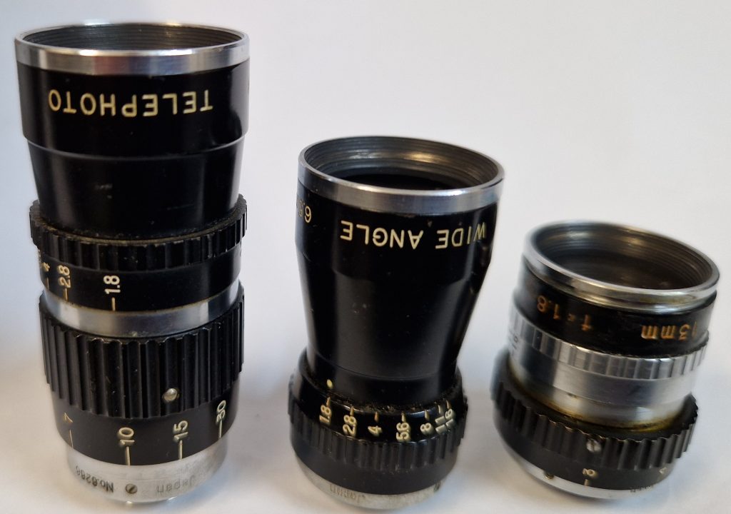 Cinekon 8 Movie Camera Three Lens Turret Set No.21654 Ogino Japan Vintage