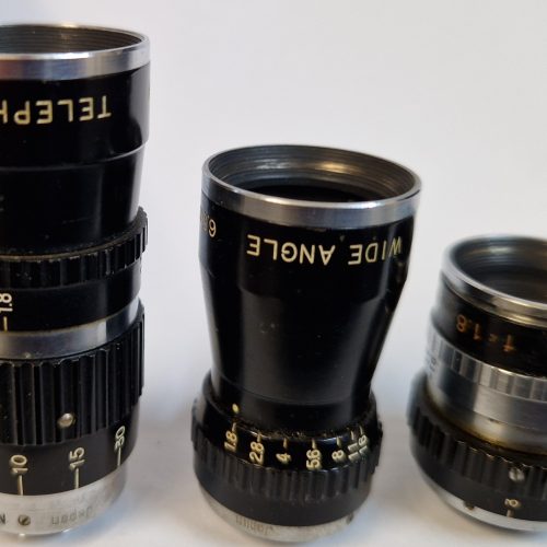 Cinekon 8 Movie Camera Three Lens Turret Set No.21654 Ogino Japan Vintage - Image 7