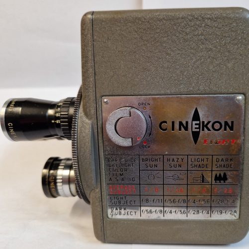 Cinekon 8 Movie Camera Three Lens Turret Set No.21654 Ogino Japan Vintage - Image 4