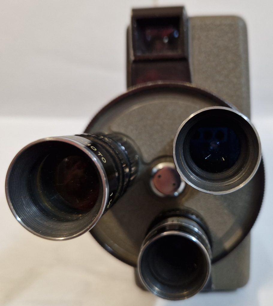 Cinekon 8 Movie Camera Three Lens Turret Set No.21654 Ogino Japan Vintage