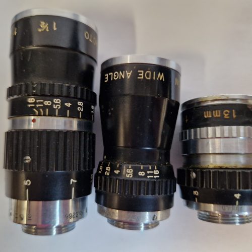 Cinekon 8 Movie Camera Three Lens Turret Set No.21654 Ogino Japan Vintage - Image 8