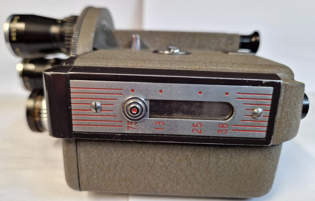 Cinekon 8 Movie Camera Three Lens Turret Set No.21654 Ogino Japan Vintage