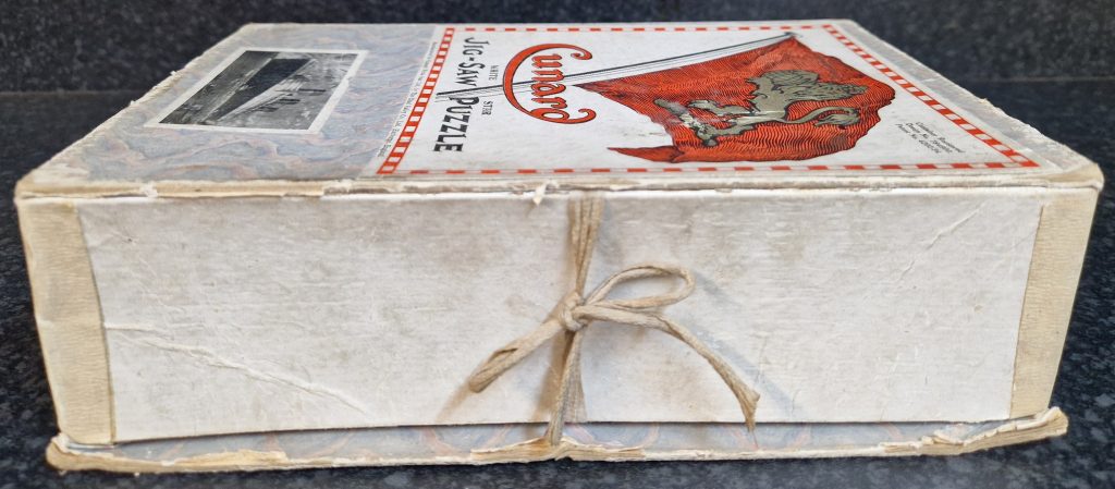 Jigsaw Puzzle Chad Valley Cunard White Star No. 534 Queen Mary 1930's Vintage