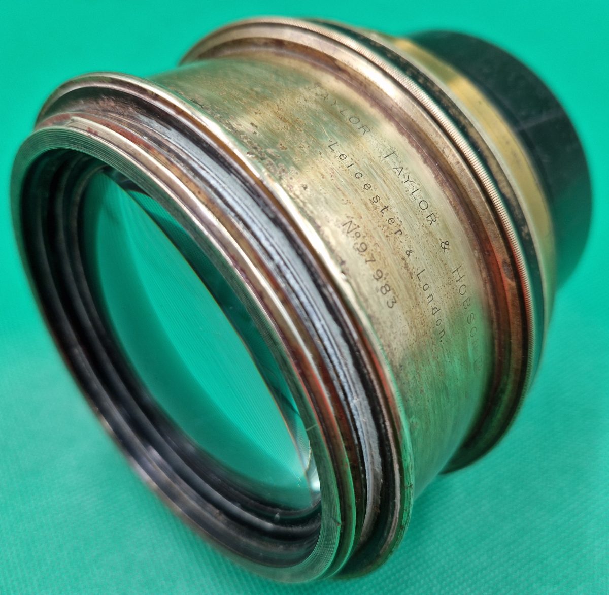 Cooke Process Lens 30-inch Taylor Taylor & Hobson Series V A F90 1918-20 Antique - Image 12