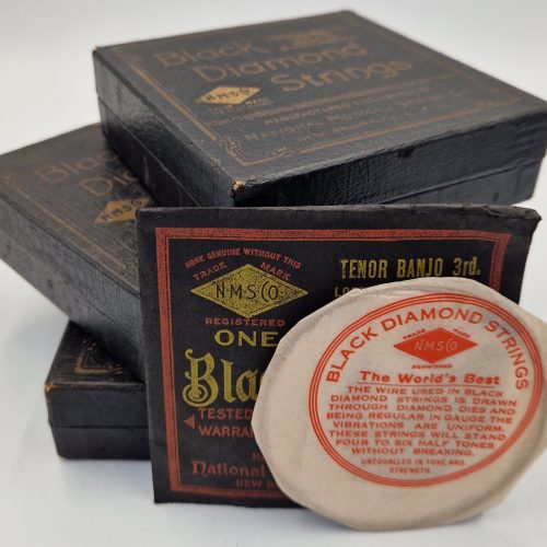 Banjo Black Diamond Strings Tenor 3rd = 9 Tenor 4th = 21 Old New Stock - Image 1