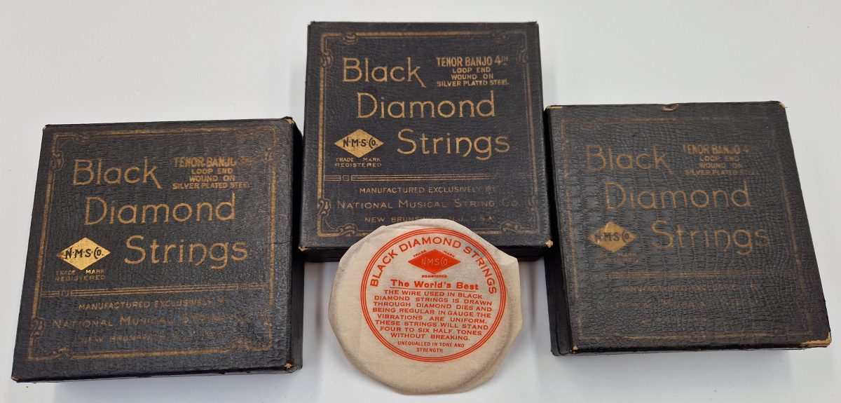 Banjo Black Diamond Strings Tenor 3rd = 9 Tenor 4th = 21 Old New Stock - Image 4