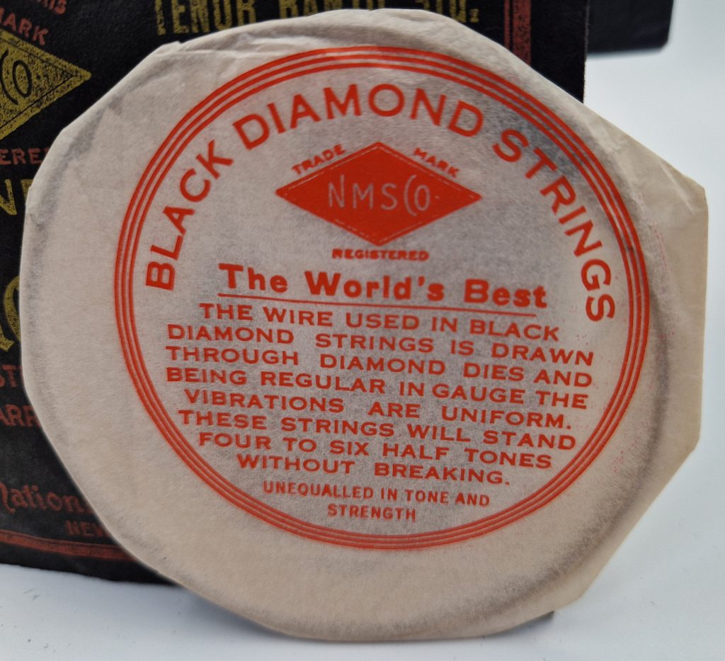 Banjo Black Diamond Strings Tenor 3rd = 9 Tenor 4th = 21 Old New Stock