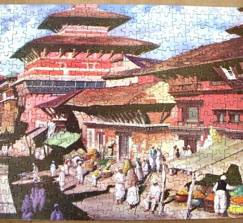 Jigsaw Puzzle No.70 MARKET in NEPAL Good Companion Tower Press Vintage - Image 2