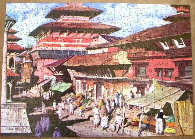 Jigsaw Puzzle No.70 MARKET in NEPAL Good Companion Tower Press Vintage