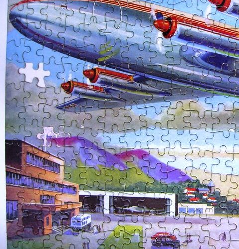 Jigsaw Puzzle Picture No.34 Vickers Viscount Good Companion Tower Press Vintage - Image 2