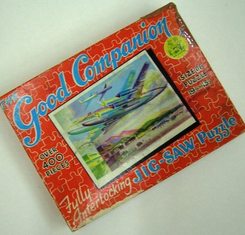 Jigsaw Puzzle Picture No.34 Vickers Viscount Good Companion Tower Press Vintage - Image 1