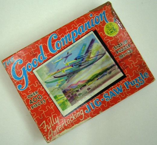 Jigsaw Puzzle Picture No.34 Vickers Viscount Good Companion Tower Press Vintage