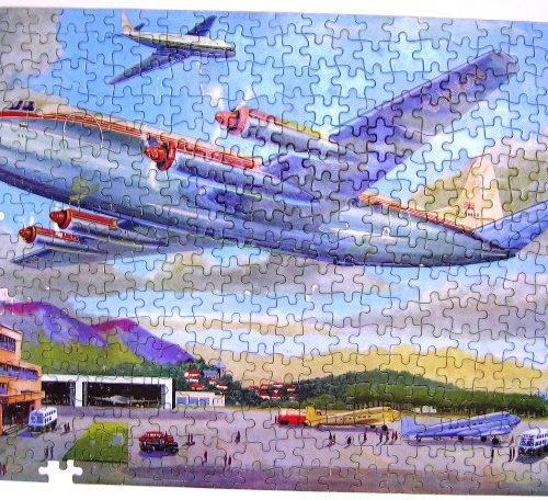 Jigsaw Puzzle Picture No.34 Vickers Viscount Good Companion Tower Press Vintage - Image 5